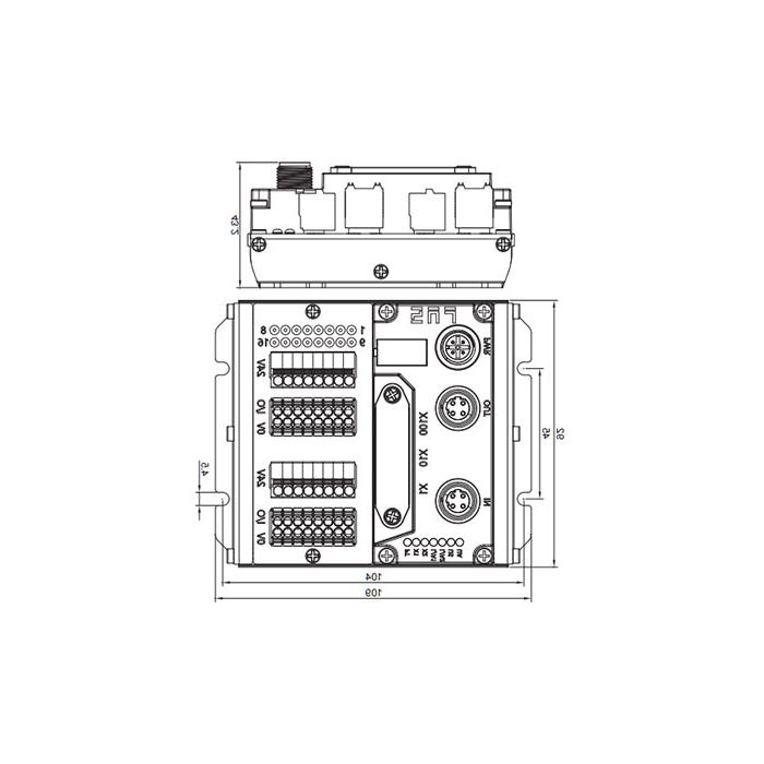 CC-Link protocol、IP20、16DI/DO adaptive configuration、PNP、Terminal type、Remote module、009D13